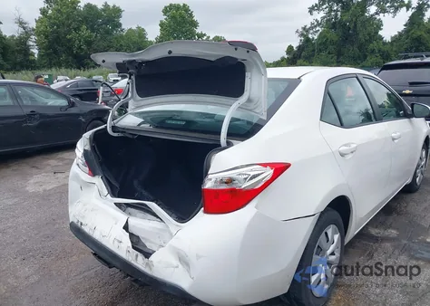 2015 Toyota Corolla Le из США, поврежденный, VIN 5YFBURHE5FP276027